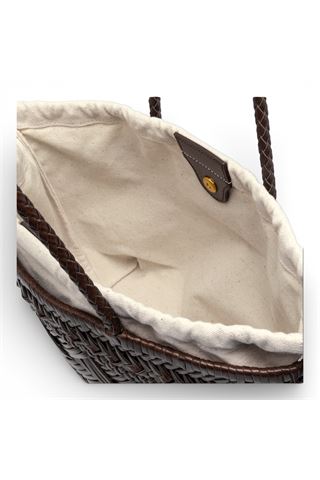 Borsa Gianni Chiarini Intrecciata colore testa di moro. GIANNI CHIARINI | 11371-CHOCO